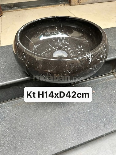 Bồn rửa mặt bằng đá tự nhiên chậu lavabo bằng đá 
