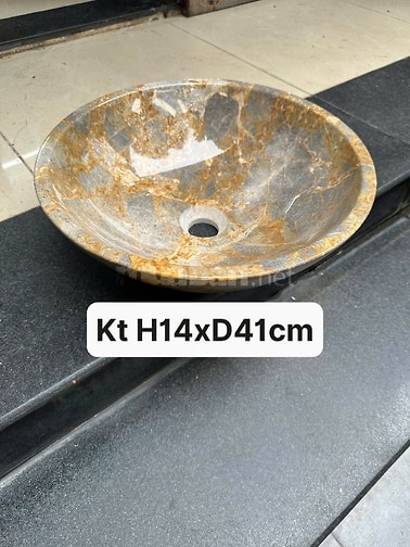 Bồn rửa mặt bằng đá tự nhiên chậu lavabo bằng đá 