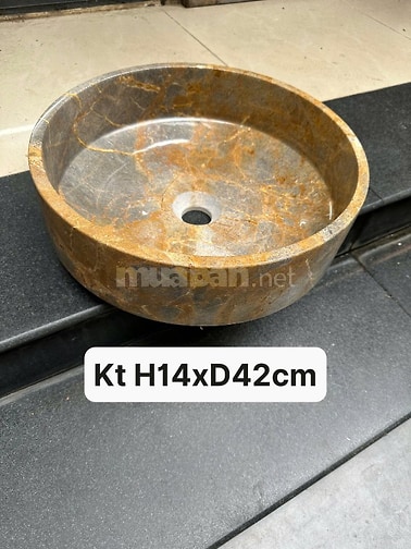 Bồn rửa mặt bằng đá tự nhiên chậu lavabo bằng đá 