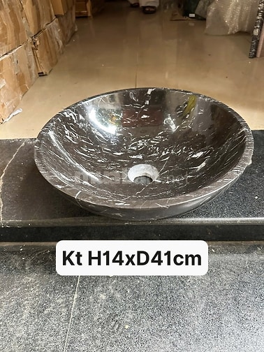 Bồn rửa mặt bằng đá tự nhiên chậu lavabo bằng đá 