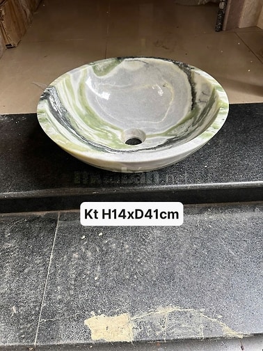 Bồn rửa mặt bằng đá tự nhiên chậu lavabo bằng đá 