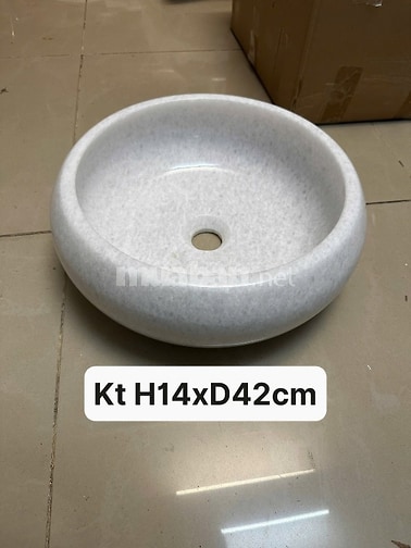 Bồn rửa mặt bằng đá tự nhiên chậu lavabo bằng đá 