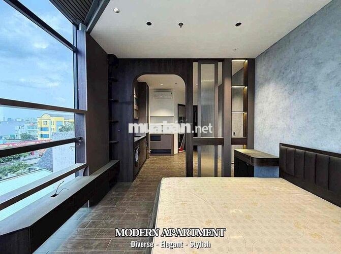 💥CĂN HỘ 1PN-STUDIO LUXURY TONE NÂU CỰC SANG -FULL NỘI THẤT CAO CẤP