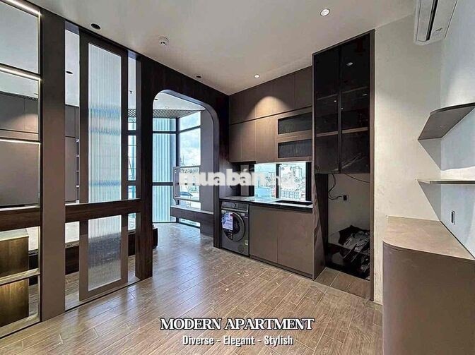 💥CĂN HỘ 1PN-STUDIO LUXURY TONE NÂU CỰC SANG -FULL NỘI THẤT CAO CẤP