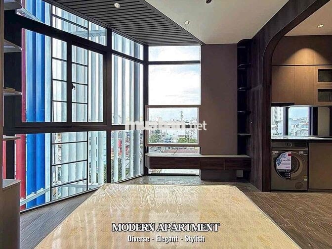 💥CĂN HỘ 1PN-STUDIO LUXURY TONE NÂU CỰC SANG -FULL NỘI THẤT CAO CẤP