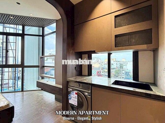💥CĂN HỘ 1PN-STUDIO LUXURY TONE NÂU CỰC SANG -FULL NỘI THẤT CAO CẤP
