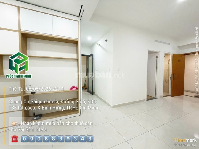 Giỏ Hàng Căn Hộ Saigon Intela (Sài Gòn Intela) chỉ từ 1,950 tỷ căn 50m