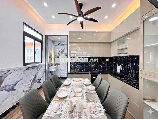 Huỳnh Tấn Phát - 5 Tỷ 850 - Xe Hơi Tới Nhà- Nhà 4 Tầng 50M² - 4PN - Gầ