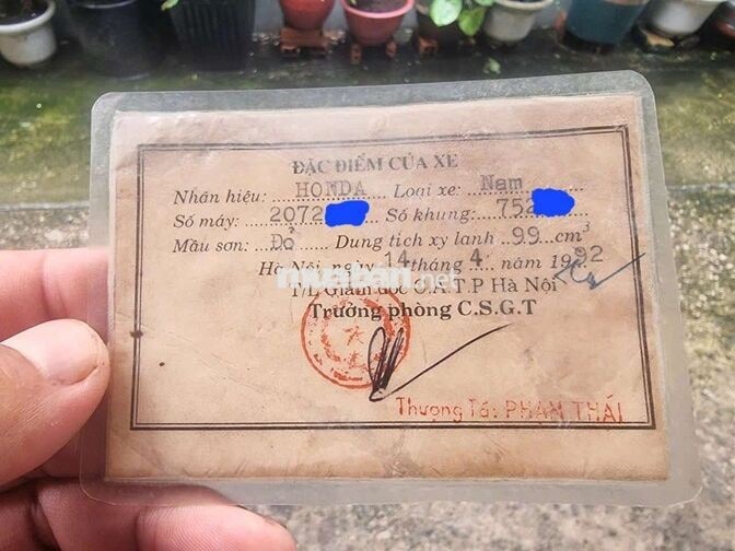 Honda Win 100cc 1992 Đỏ Nhật Bản