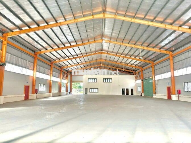 Cho thuê nhà xưởng KCN Phúc Long Bến Lức 4.000m², xưởng 2.500m²