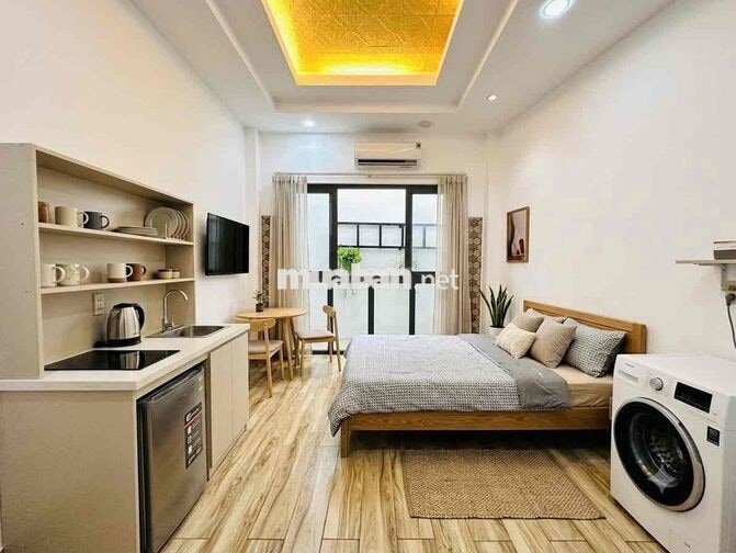 KHAI TRƯƠNG CHDV STUDIO BAN CÔNG MÁY GIẶT RIÊNG FULL TIỆN NGHI GIÁP Q1