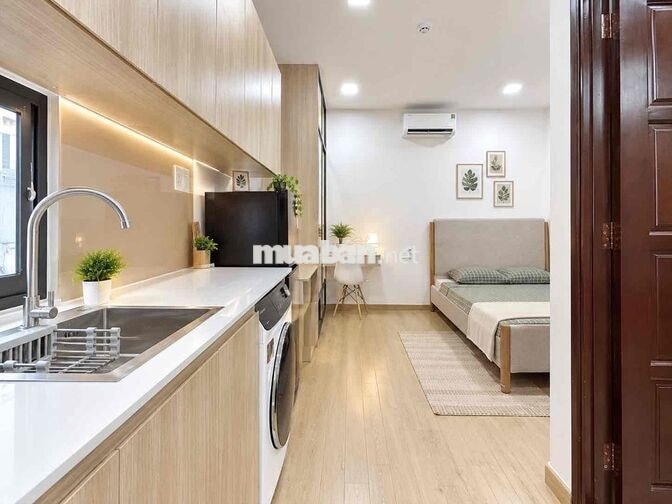 CĂN HỘ STUDIO MÁY GIẶT SẤY RIÊNG - MỚI 100% GẦN ETOWN