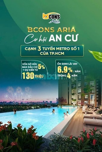 Căn Hộ cạnh làng ĐHQG Chỉ từ 2.5 tỷ/căn 2PN - 2WC rộng rãi, thoáng mát