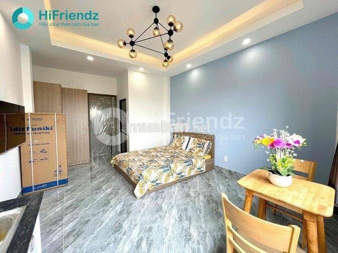CHO THUÊ PHÒNG SIÊU THOÁNG FULL NỘI THẤT NGAY VƯỜN LÀI GẦN NTTU -IUH
