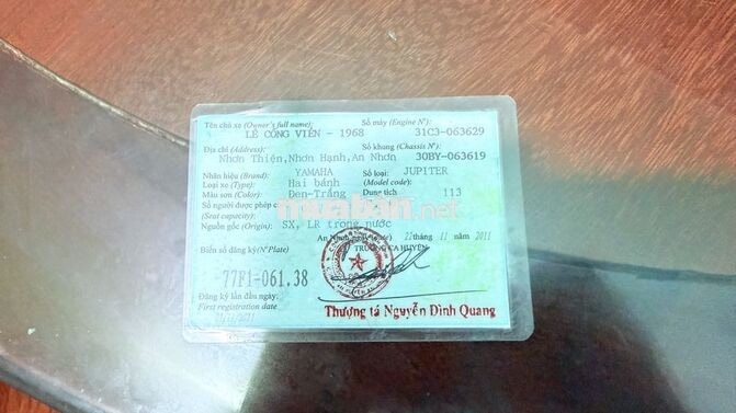 Yamaha Jupiter 2011 Đen-Trắng