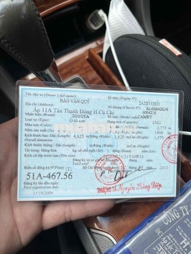 Toyota Camry 2.4G 2008 Đen