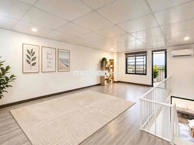 Nhà Nguyên Căn 1 Trệt 1 Lầu Bancol Mới Xây 100% Ngay Gigamall, 40M2