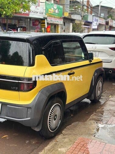 VinFast VF3 Vàng nóc trắng Xe điện
