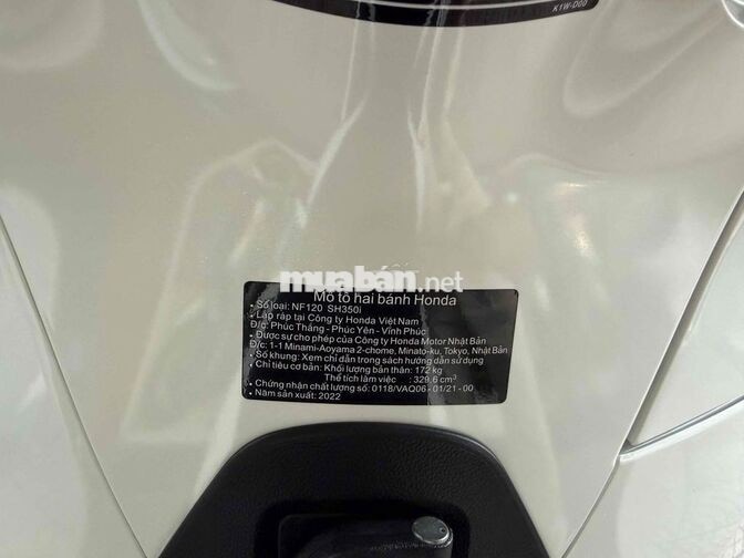 Honda SH350i 2022 Trắng 1000km