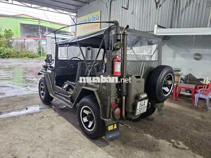 Jeep M151 A2 Xanh rêu Số sàn