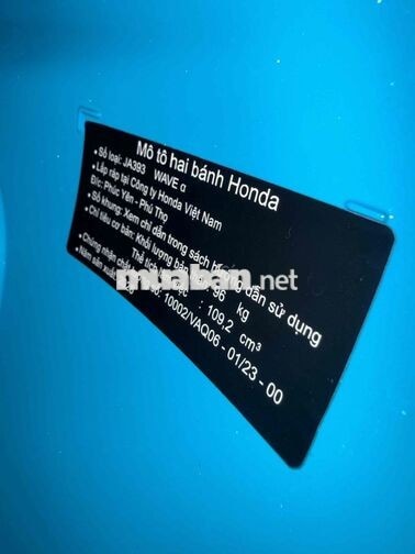 Honda Wave 2026 Xanh trắng 400 Km