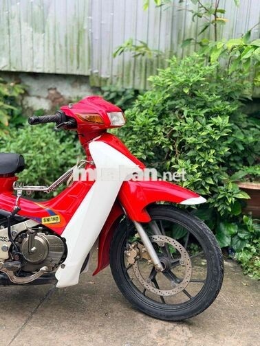 Suzuki Satria RGV 120 Đỏ trắng 6 số Hậu Giang