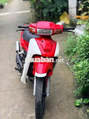 Suzuki Satria RGV 120 Đỏ trắng 6 số Hậu Giang