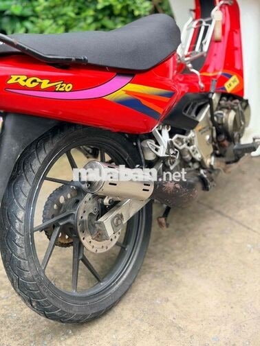 Suzuki Satria RGV 120 Đỏ trắng 6 số Hậu Giang