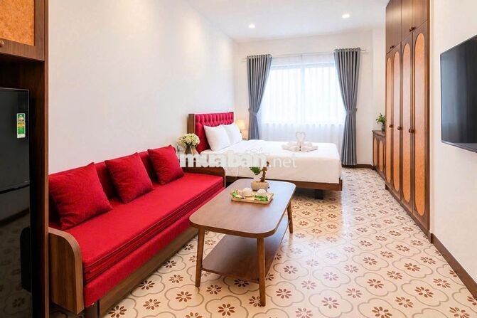STUDIO FULL NỘI THẤT - TRUNG TÂM AN THƯỢNG, CÁCH BIỂN 200m - BAN CÔNG