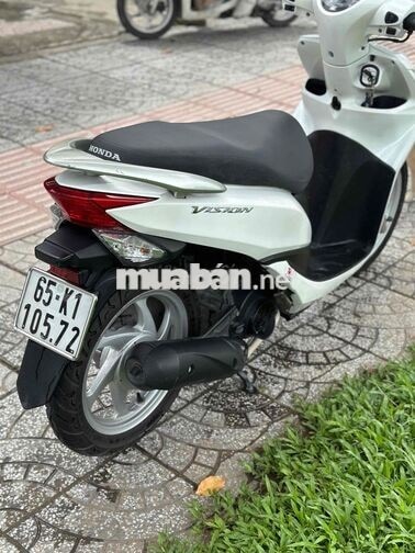 Honda Vision 2013 Fi Trắng - Máy zin bít - Xe đẹp