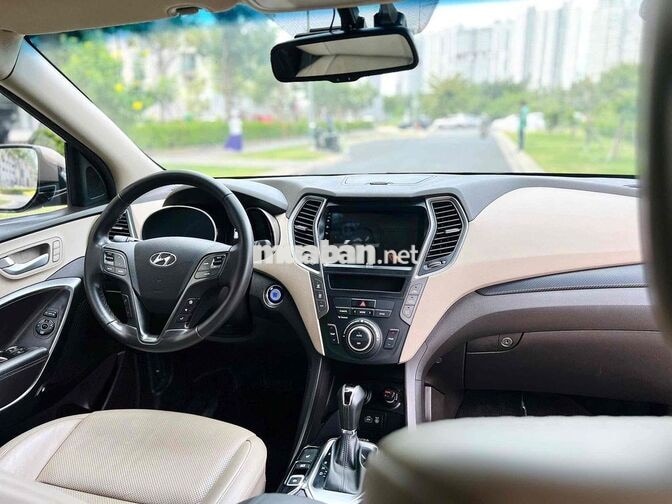 Hyundai Santafe 2017 2.4L 4WD Nâu 80.000 km 1Chủ