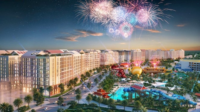 Căn hộ Duplex 3 PN Sun Hà Nam 1,7 tỷ. View trực diện CV nước Sun World
