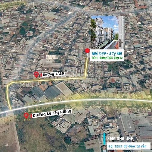 Bán nhà đẹp 1 trệt 2 lầu, đường 7m tại số 41 đường Thới An 35, Q12