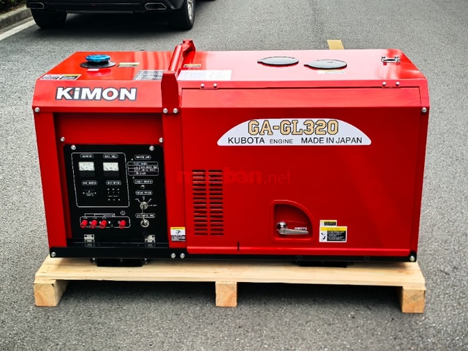  MÁY PHÁT ĐIỆN KIMON ĐỘNG CƠ KUBOTA NHẬT BẢN