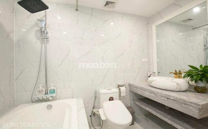 căn hộ DV  1 ngủ rộng 80m2 tại 535 Kim Mã- 550 USD/ tháng - full  đồ