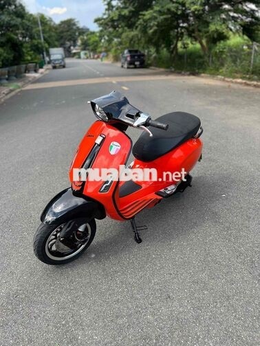 Piaggio Vespa Sprint 125 Abs Đỏ Cam Đen Biển Đẹp🎉🎉