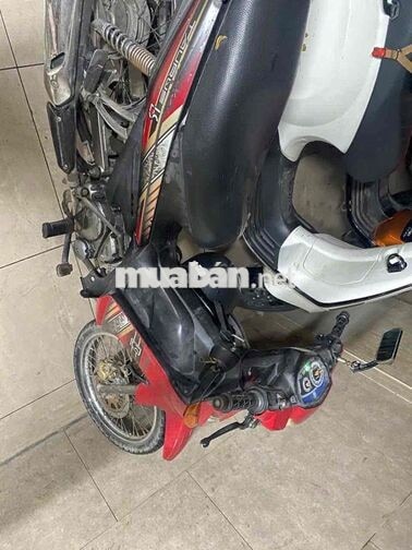 Yamaha Taurus Đỏ đen Xe số