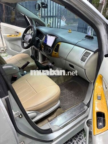 Toyota Innova J lên G 2008 Bạc 7 chỗ Số sàn