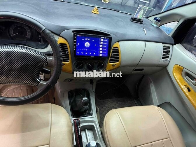 Toyota Innova J lên G 2008 Bạc 7 chỗ Số sàn