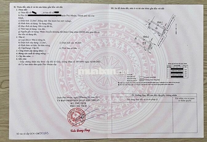 Bán lỗ nhà trung tâm Phú Nhuận, Trần Khắc Chân, sổ mới 2023, giá 2,3tỷ