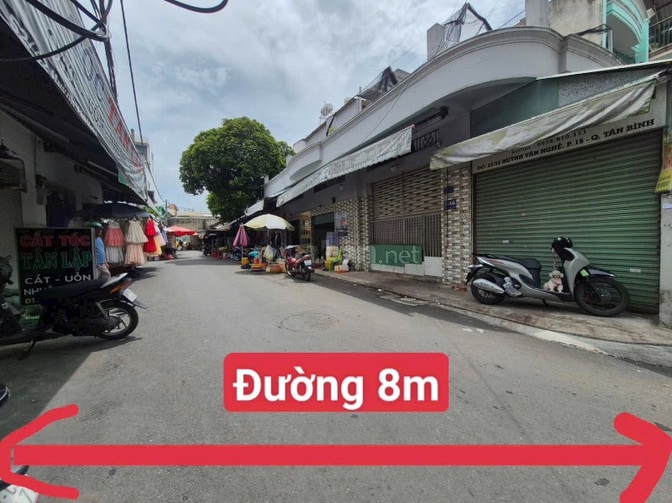 Nhà DT:17x4,2m hẻm xe hơi 8m Huỳnh Văn Nghệ, P15, Q.Tân Bình
