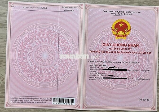 Bán lỗ nhà trung tâm Phú Nhuận, Trần Khắc Chân, sổ mới 2023, giá 2,3tỷ