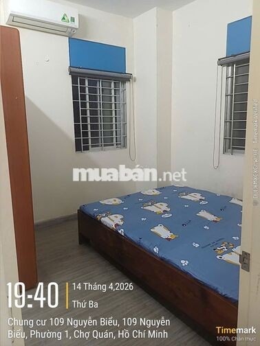 Chung cư 109 Nguyễn Biểu 61m2 2Pn Căn góc