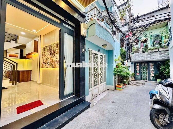 NHÀ Ở NGAY, KHU PHAN XÍCH LONG, 4 TẦNG, HẺM 3GAC, NHỈNH 3 TỶ TL