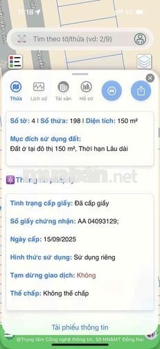 CHÍNH CHỦ BÁN 150M2 ĐẤT MT NGUYỄN VĂN LINH