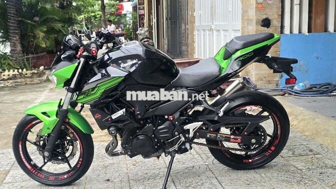 Kawasaki Z400 Abs Đen, Xanh lá