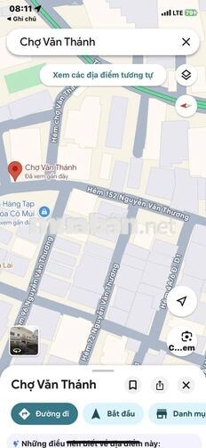 CHO THUÊ MẶT BẰNG NHÀ MỚI – GẦN CHỢ VĂN THÁNH MỚI