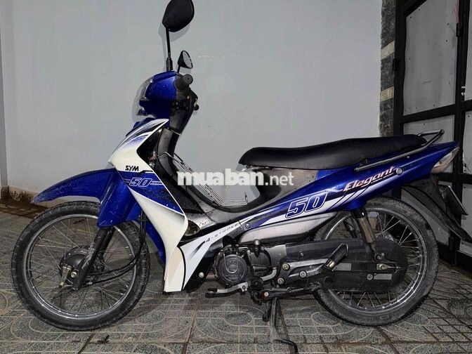 SYM Elegant 50cc 2015 Xanh trắng