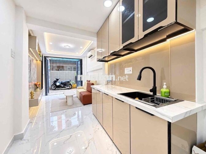 NHỈNH 3TY - 21M2 - 3 TẦNG HẺM XE HƠI 4M - BÌNH THẠNH - AN NINH - FULL