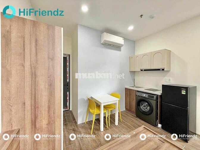 CHO THUÊ PHÒNG STUDIO CỬA SỔ TRỜI FULL NỘI THẤT MÁY GIẶC RIÊNG